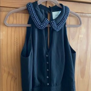 Anthropologie- Elevenes Wide Leg Jumpsuit